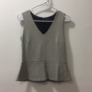 Banana Republic sleeveless peplum top